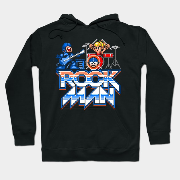 Rock, Man! Hoodie by BiggStankDogg